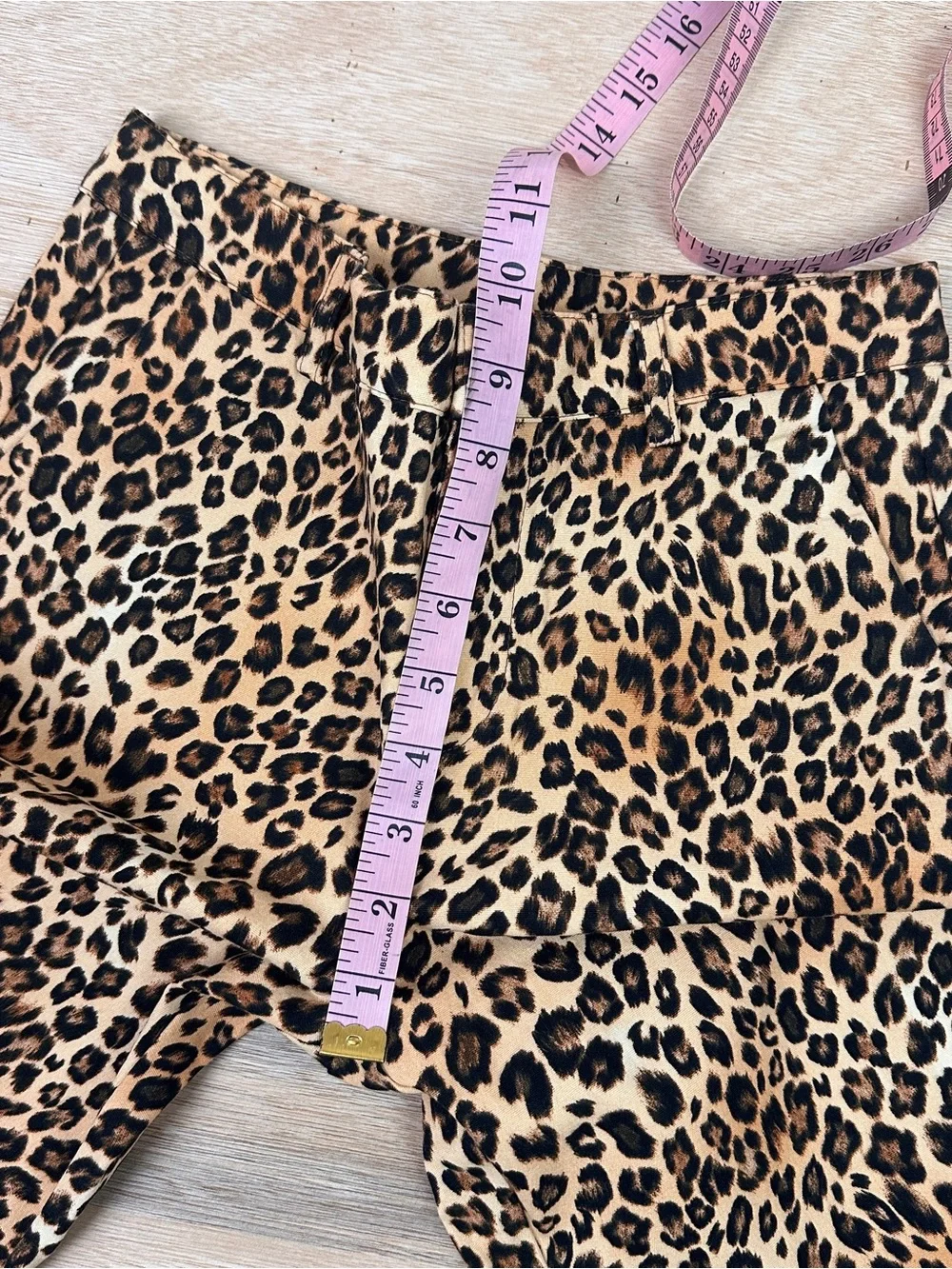 Caroline Bosmans Girls Leopard Print Kids Trouser Pants